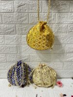 Mirror Work Potli Bags
