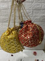 Mirror Work Potli Bags