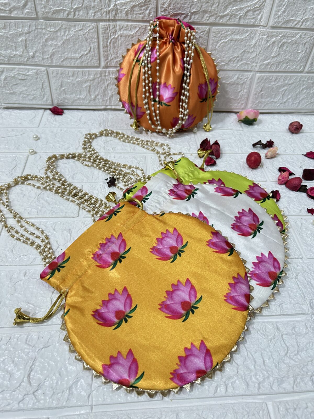 Lotus Potli Bags