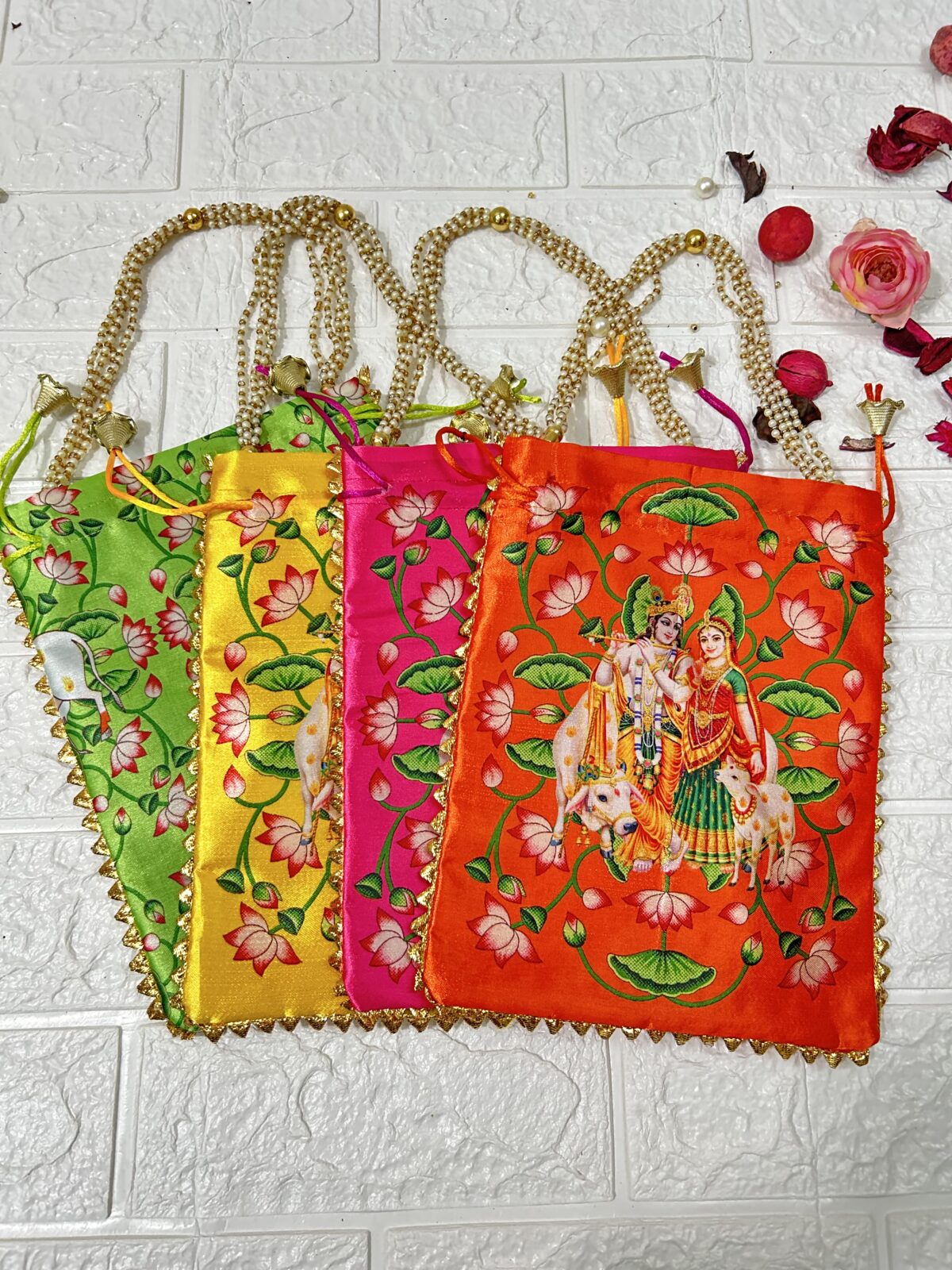 Radha Krishna Potli Bags