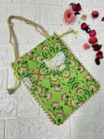 Pichwai Print Potli Bags