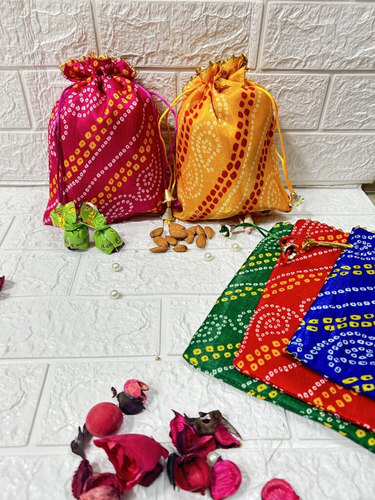 Bandhani Potli Bags