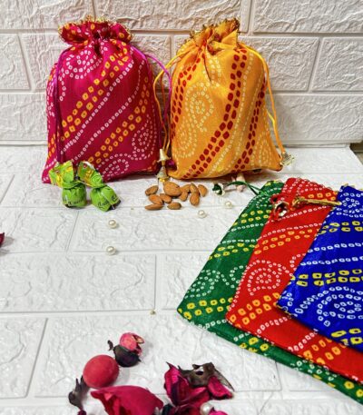 Bandhani Potli Bags