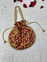 Dtawstring Pouch Clutch Potli Bags