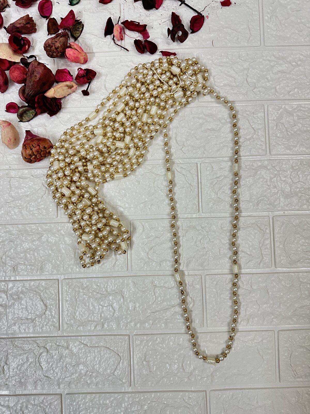 White Milni Mala For Baraat Swagat Wedding Welcome Gifts