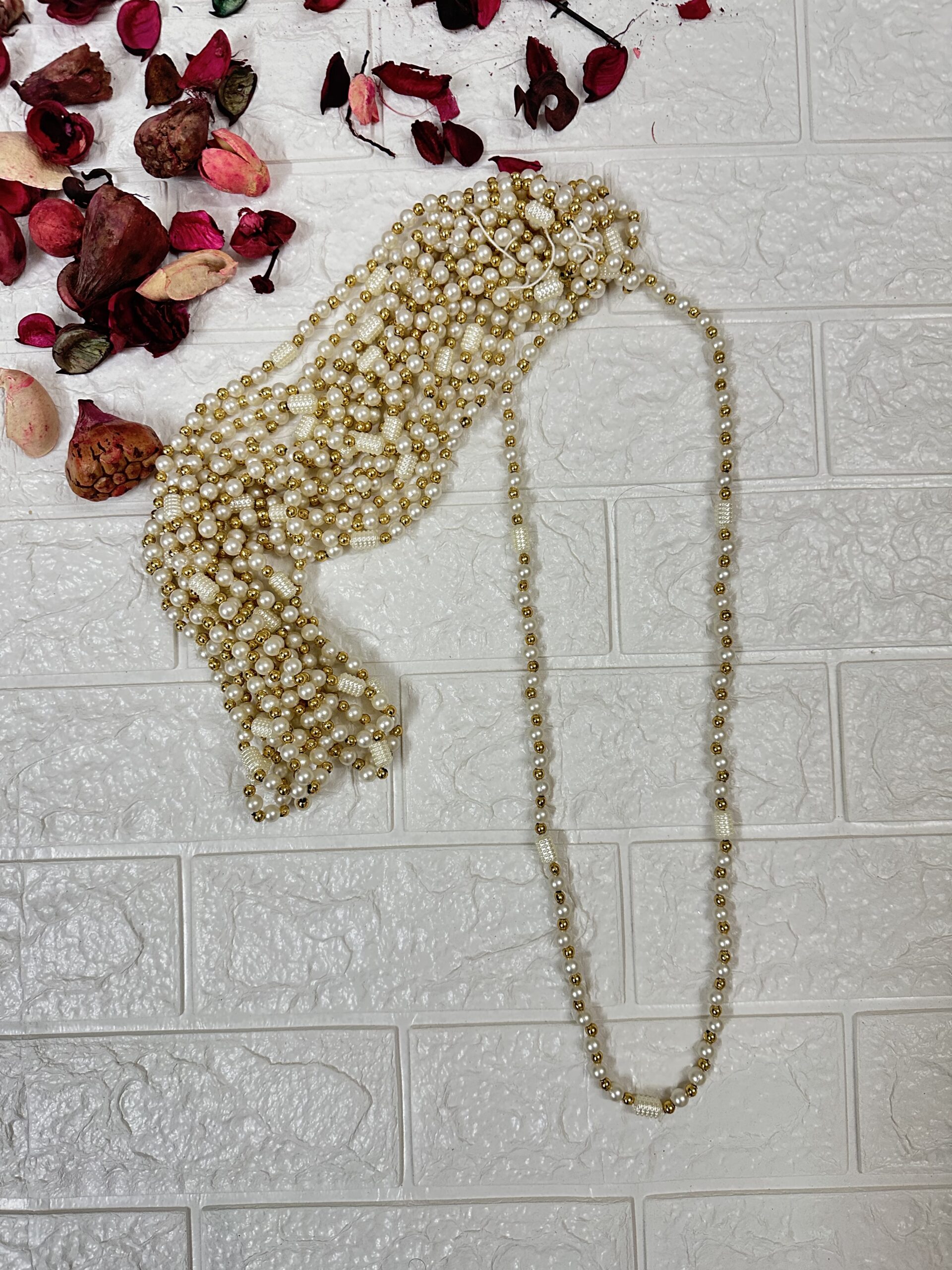White Milni Mala For Baraat Swagat Wedding Welcome Gifts