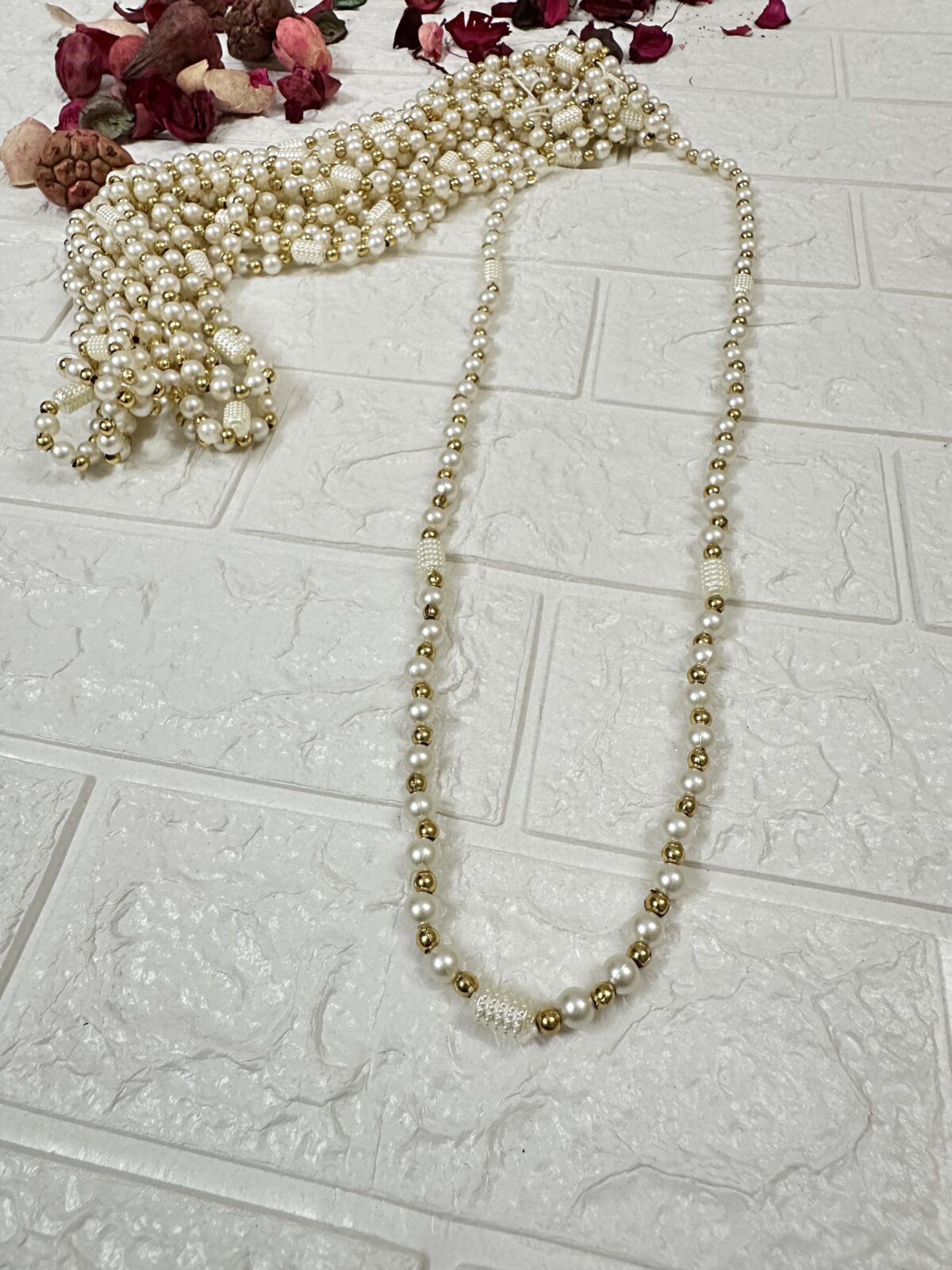 White Milni Mala For Baraat Swagat Wedding Welcome Gifts