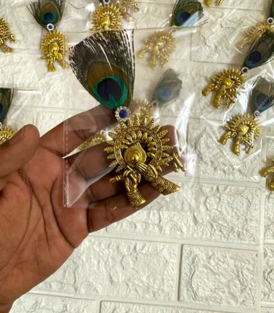 Krishna Flute Brooch wedding gifts, baraat swagat gifts, puja gifts