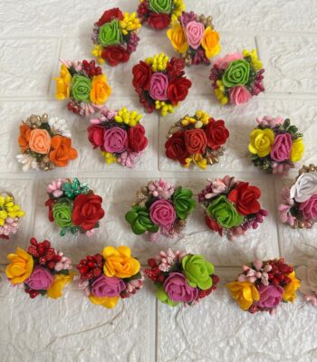 Flower Ring Mehndi Gifts Floral Jewelry Haldi Gifts