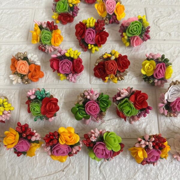 Flower Ring Mehndi Gifts Floral Jewelry Haldi Gifts