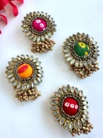 Bandhani Brooch Wedding GIfts Baraat Swagat Gifts