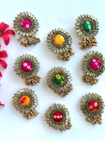 Bandhani Brooch Wedding GIfts Baraat Swagat Gifts