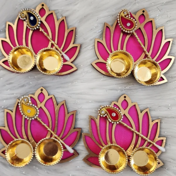 Haldi Kumkum Platter Puja Gifts, Pooja Gifts, Return Gifts