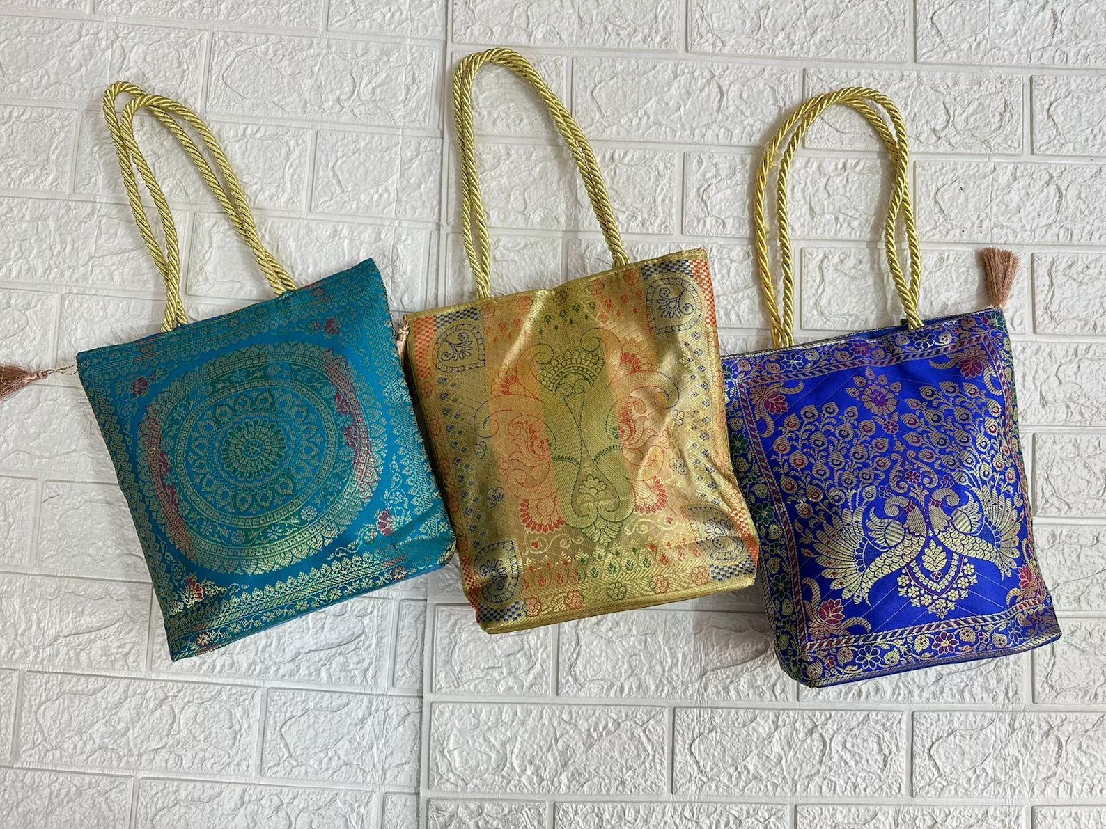 Banarasi Gift Bags Wedding Gifts, Mehendi Sangeet Return Gifts For Guests