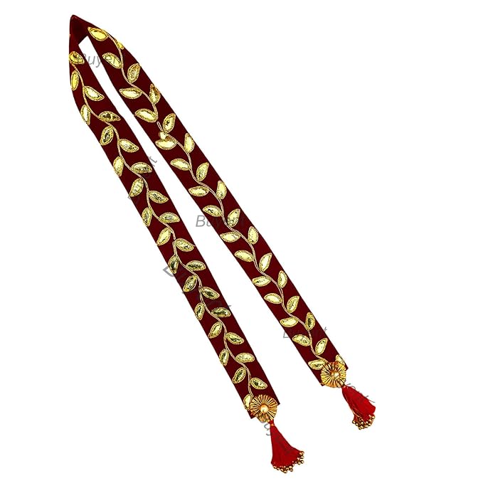 Red Gota Patti Welcome Dupatta For Guests