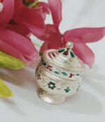German Silver Sindoor Box/kumkum box/kunguma chimil