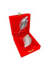 German Silver KumKum Box With Tilak Stick For Pooja Return Gifts